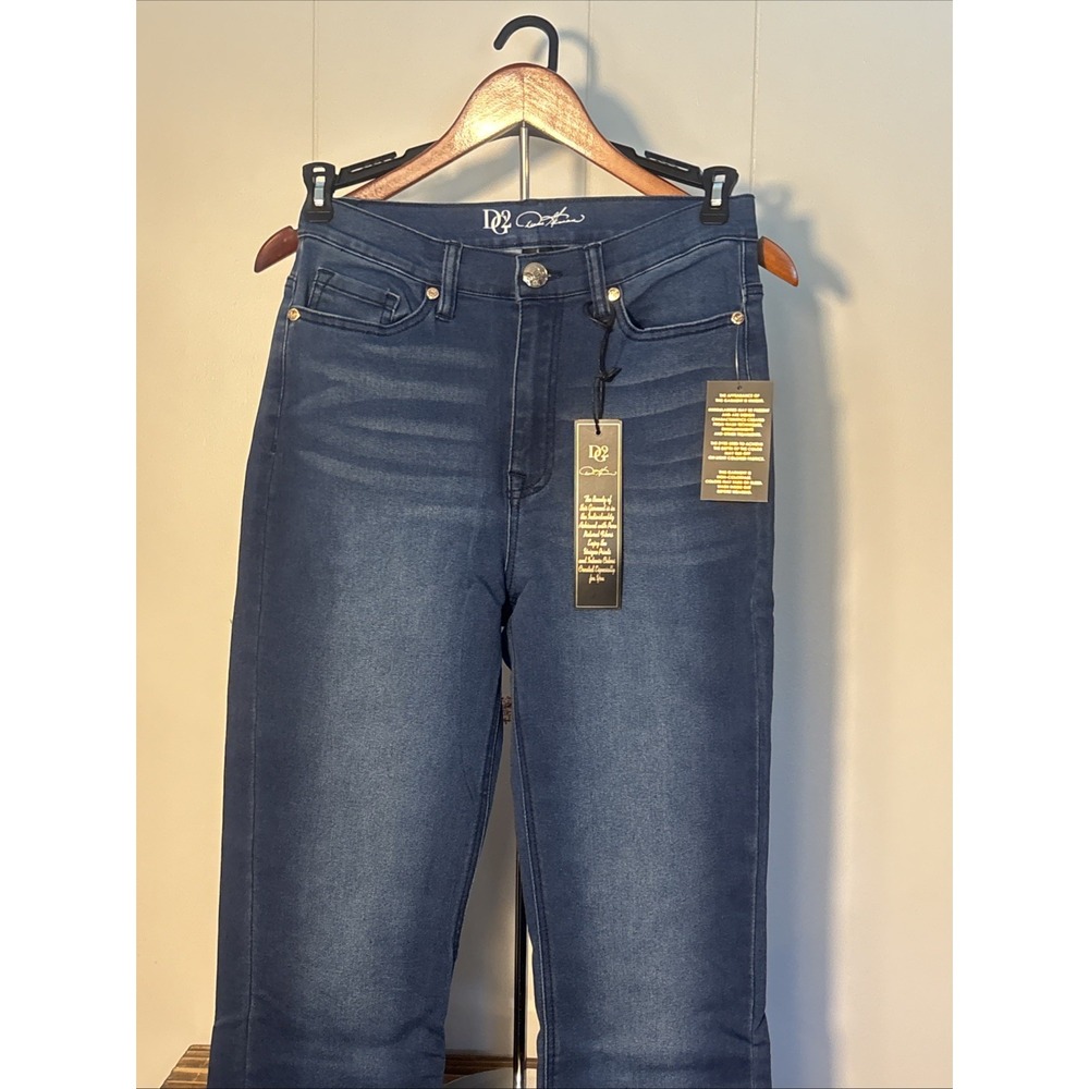 DG2 by Diane Gilman Dark Blue Regular Fit Jeans Rn 92309 Size 6T Women New